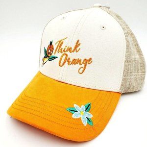Disney Parks Epcot Flower & Garden Orange Bird Adult Baseball Hat Cap New
